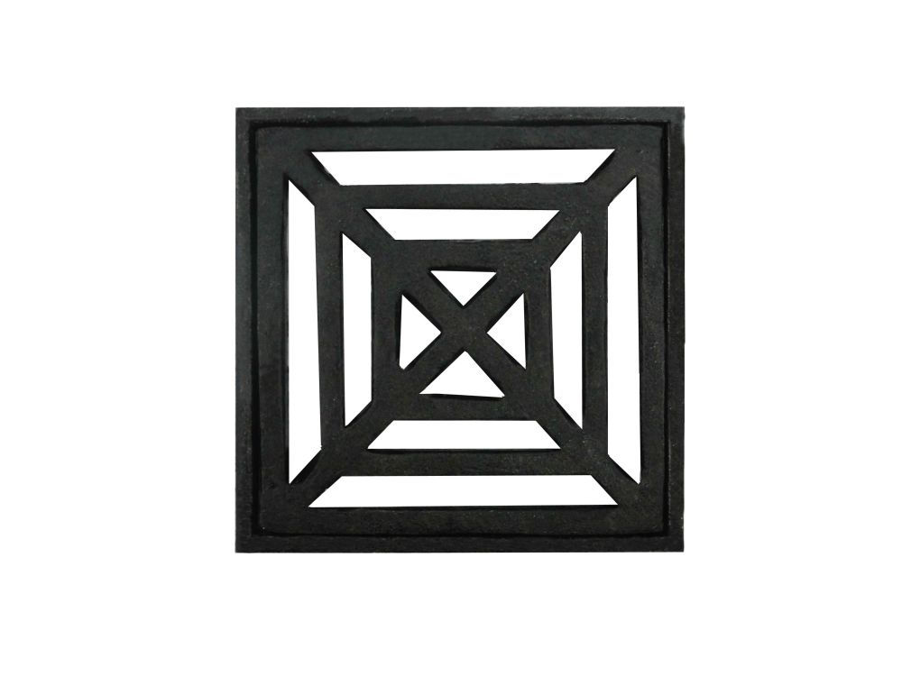 Acessórios Hidráulicos Acessórios Grelha Quadrada Ferro Fundido 300x300 mm PR com Moldura
