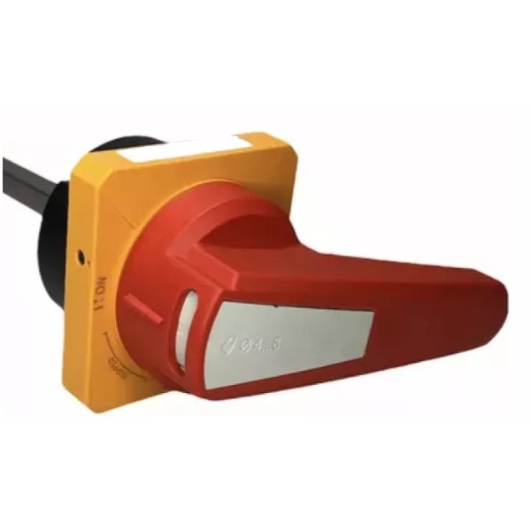 Acionamento Rotativo Manopla 158MM Externo Com Haste 600MM Para Chave Rfw/riw Vermelho/amarelo WEG