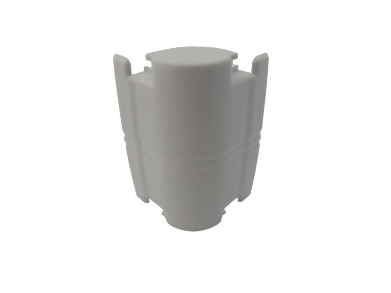 Curva ABS Vertical Interna 90G para Canaleta Dutotec 53 mm Branca Dutotec X