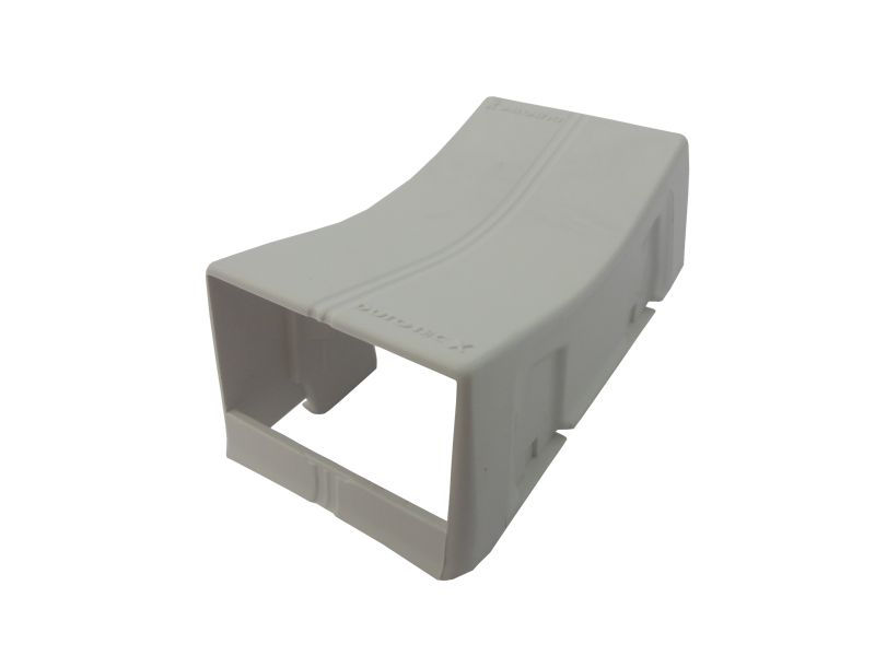 Caixa Sobrepor Porta Equipamento ABS para 2 Módulos Branca Dutotec X LO