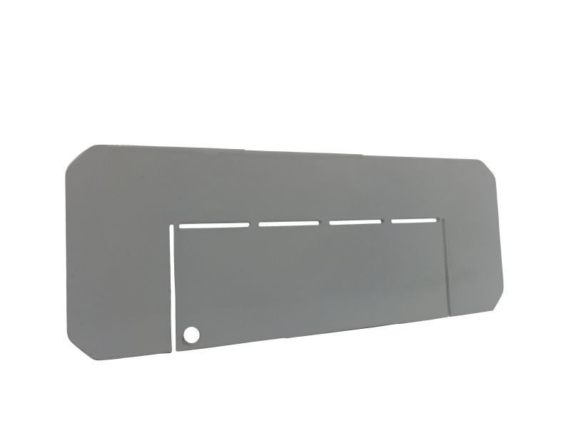 Arremate Parede Alumínio para Canaleta Dutotec 25 mm Branca Standard