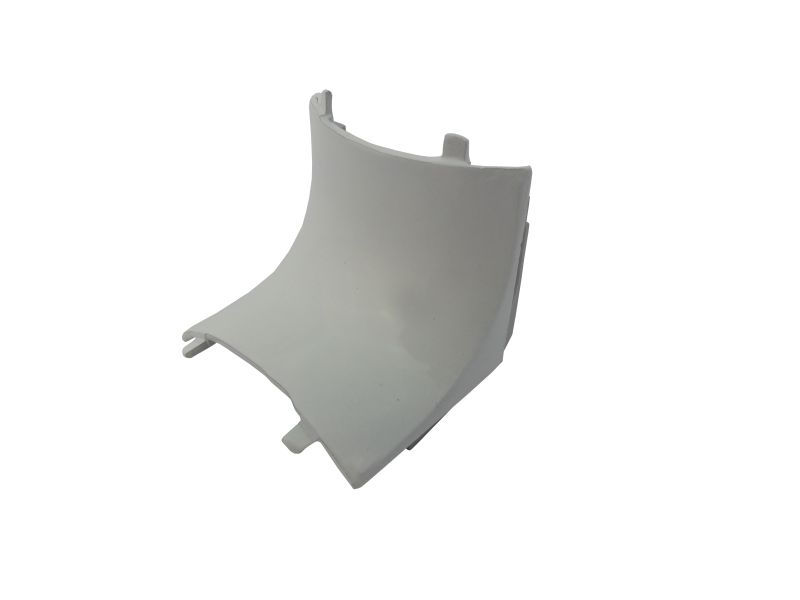 Curva Alumínio Vertical Interna 90G Raio 15 mm para Canaleta Dutotec 53 mm Branca Dutotec SLIM