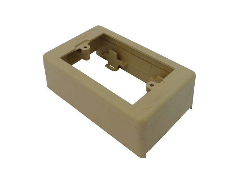 Suporte Porta Equipamento ABS para Canaleta Dutotec Bege Standard PLUS Central