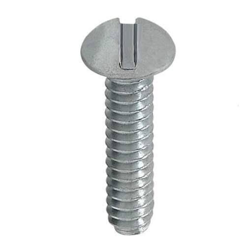 Parafuso Fenda Cabeça Lentilha Zincado 1/4"X1" para Eletrocalha