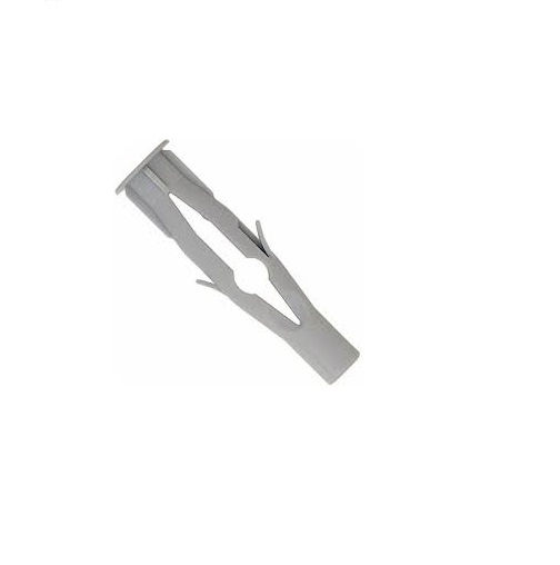 Bucha PEAD 4,5 mm Pequena N°1 Branca para Gesso/Drywall