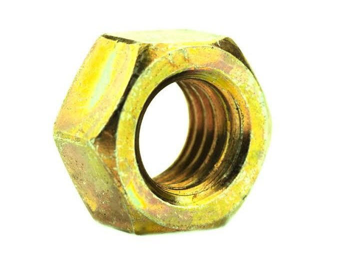 Porca Sextavada Bicromatizada 1/4" com Rosca BSW