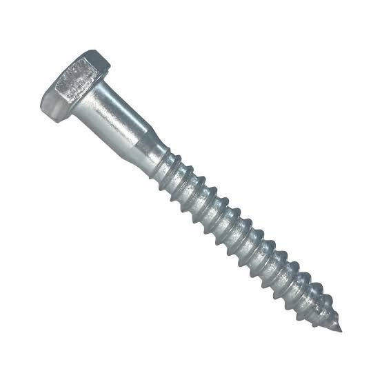 Parafuso Cabeça Sextavada Zincado 1/4"X50 mm