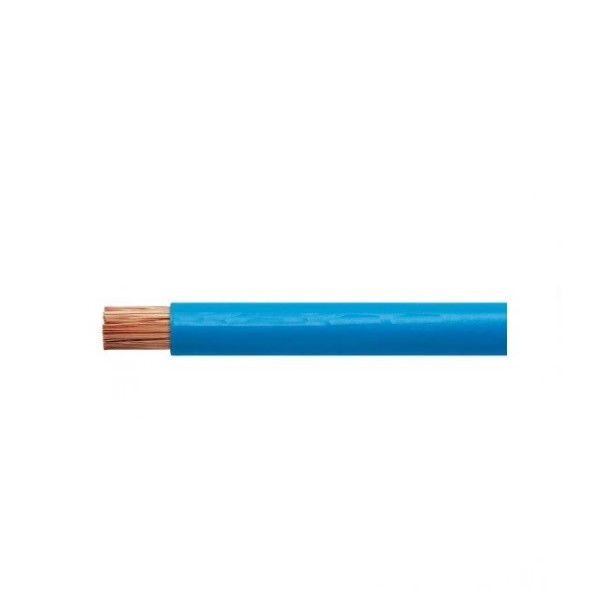 Cabo Cobre Isolado PVC 70G 750V 1x 10,00 mm² Flexível Azul NBR 247-3 Classe 5