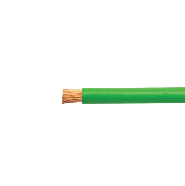 Cabo Cobre Isolado PVC 70G 750V 1x 35,00 mm² Flexível Verde NBR 247-3 Classe 5