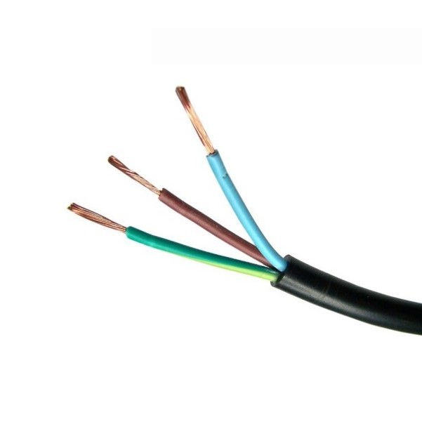 Cabo Cobre Isolado PVC 70G 500V 3x 0,50 mm² PP Preto NM 247-5 Classe 5 (Vias Coloridas)
