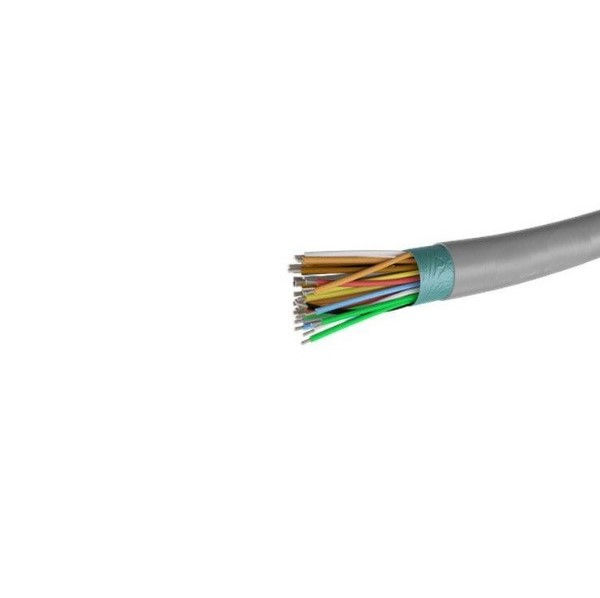 Cabo Cobre Telefônico Interno 50 Pares 0,50 mm² CI Blindado Cinza