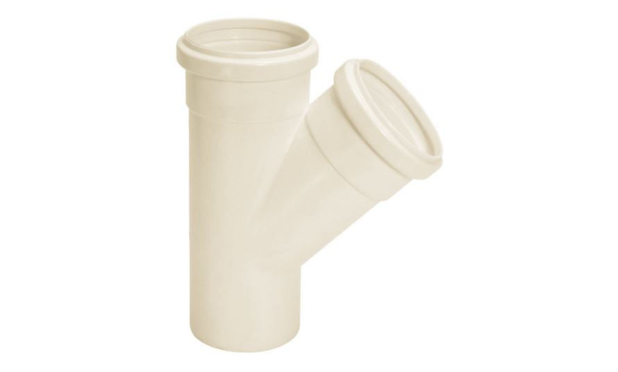 Junção Junção Simples PVC 150 mm Classe 8 Branca Esgoto