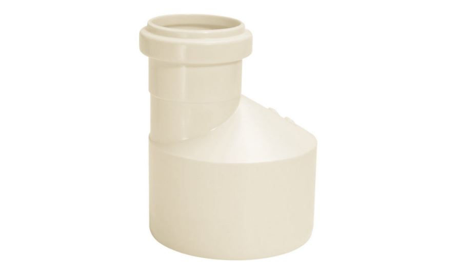 Redução Redução Excêntrica PVC 150x100 mm Classe 8 Branca Esgoto
