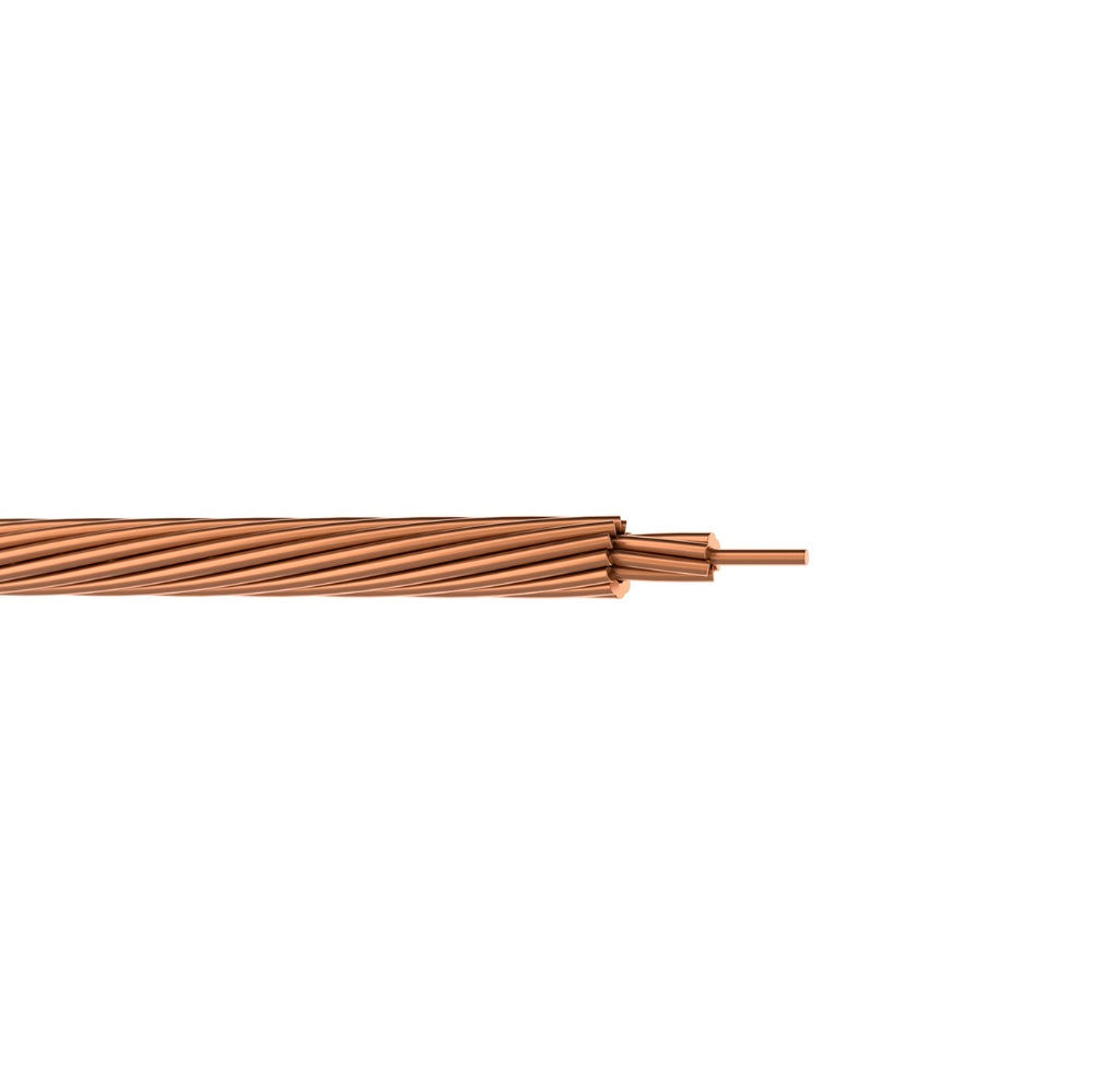 Cabo Cobre NU 19 Fios 1x 240,00 mm² Têmpera Meio Dura 20,00 mm NBR 6524 Classe 2A (2,164 Kg/m)