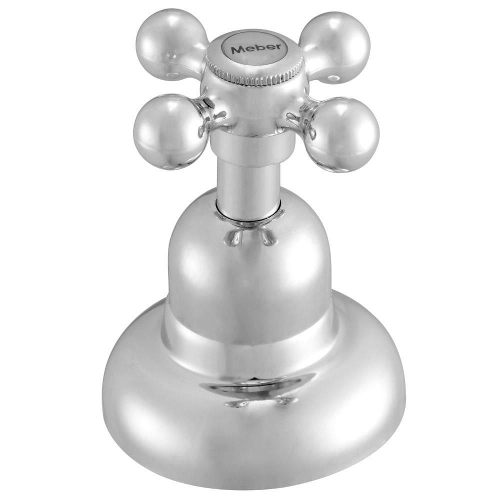 Acabamento Liga de Cobre para Registro C21 1/2" a 1" Cromado