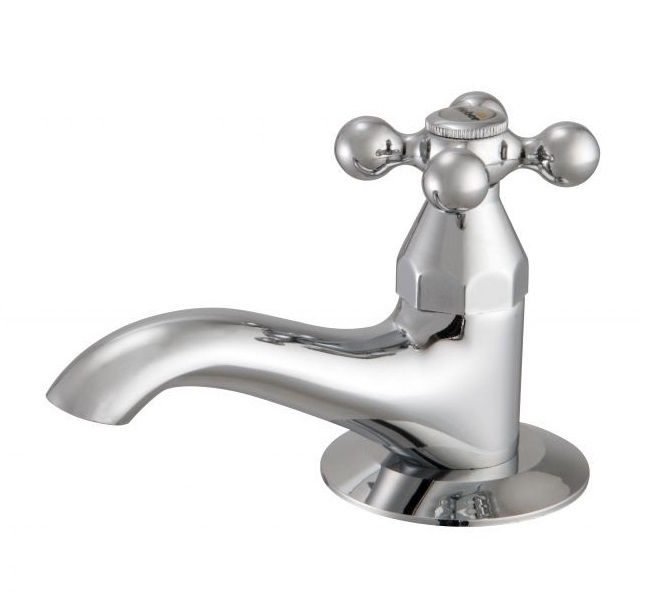 Torneira Lavatório Metálica para Bancada 1/2" Cromada Baixa Super Nova