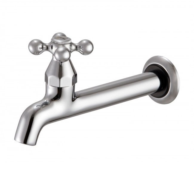 Torneira Cozinha para Parede 1/2" Cromada Baixa Super Nova