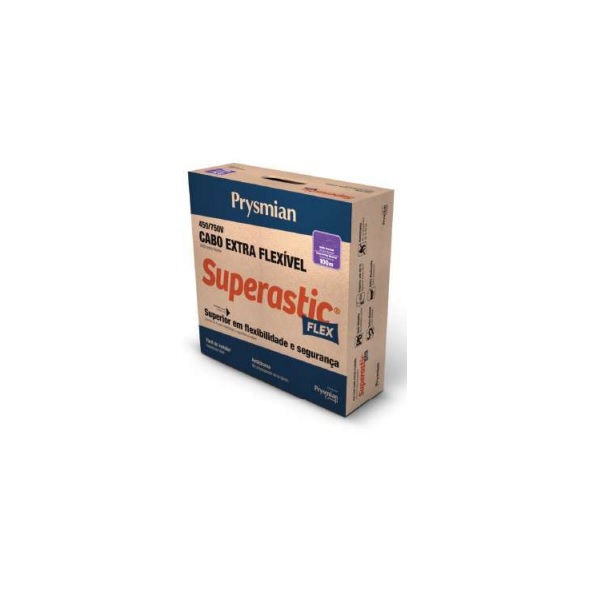 Cabo Cobre Isolado PVC 70G 750V 1x 2,50 mm² Flexível Azul NBR 247-3 Classe 5