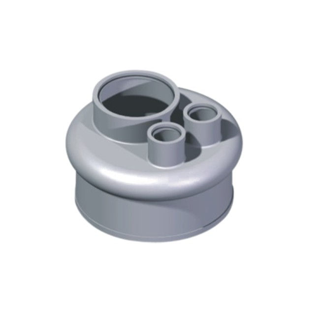 Coifa Flexível Coifa Flexível Tripla DN16/16/40x100 mm Água Quente