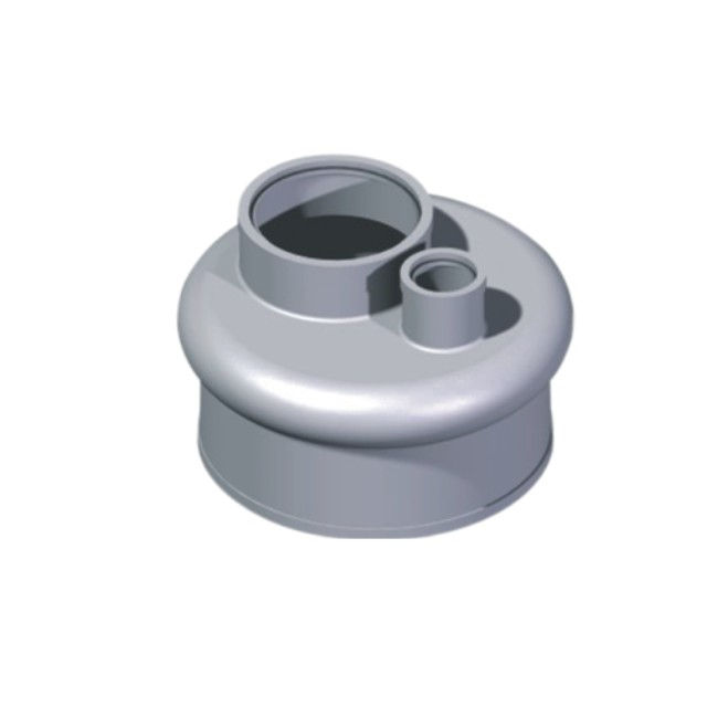 Coifa Flexível Coifa Flexível Dupla 29x114 mm PVC DN16/40x100 mm Branca Água Quente