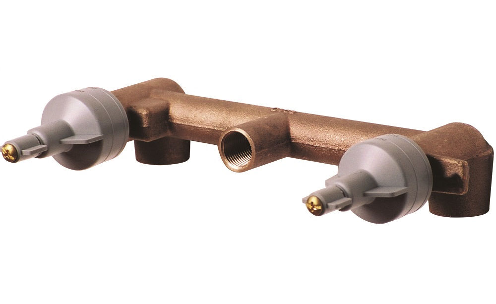 Base Bronze Misturador para Ducha Higiênica 3/4" Saída 1/2"