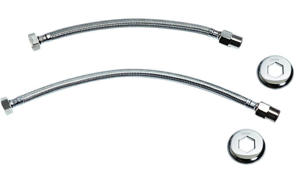 Ligação Ligação Flexível Malha INOX 1/2" 400 mm Cromada