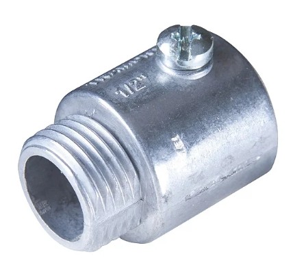 Conector Unidut Conico Alumínio 3/4" C/BOLSA e Rosca BSP Sem Vedação Linha Pratica