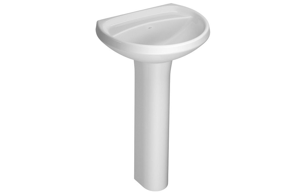 Lavatório Suspenso Branco P/ Coluna - Ravena/izy Deca