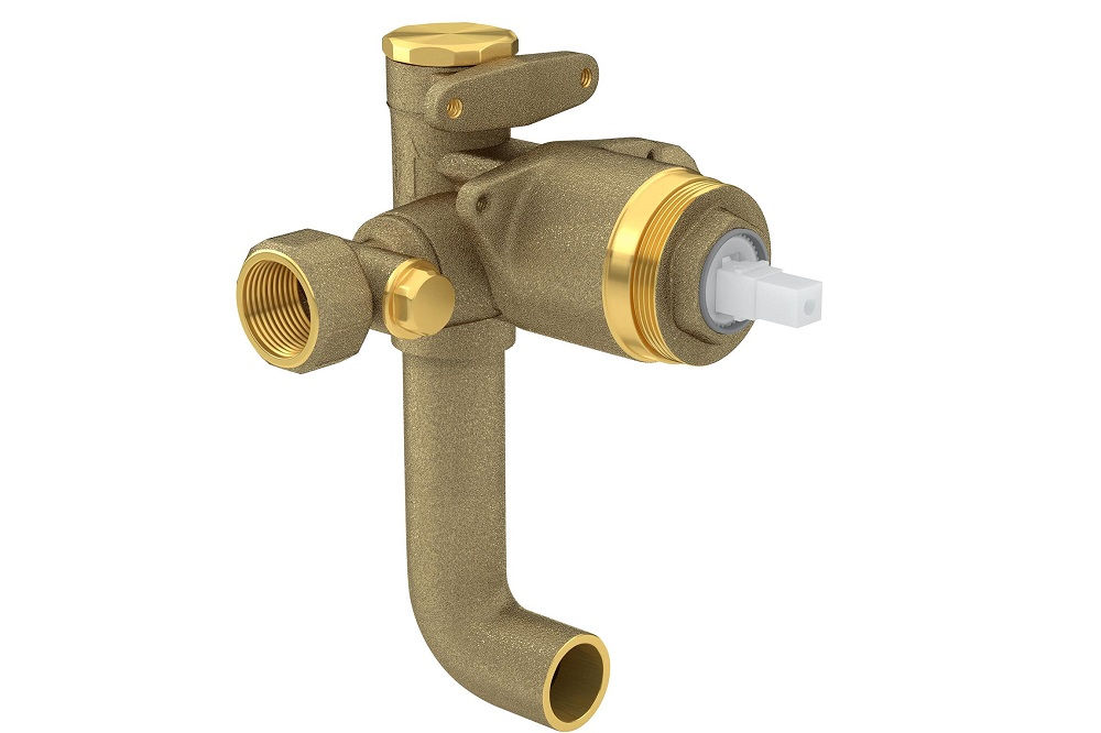 Base Misturador Monocomando para Ducha Higiênica 1/2" e 3/4"