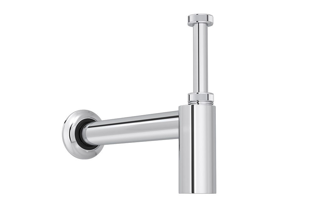 Sifão Sifão Metálico Extensivo Liso Universal para Lavatório e Tanque 1"-1.1/2" Cromado