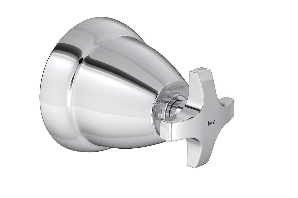 Metal Acabamento para Registro GR 1.1/4 e 1.1/2 Cromado Max