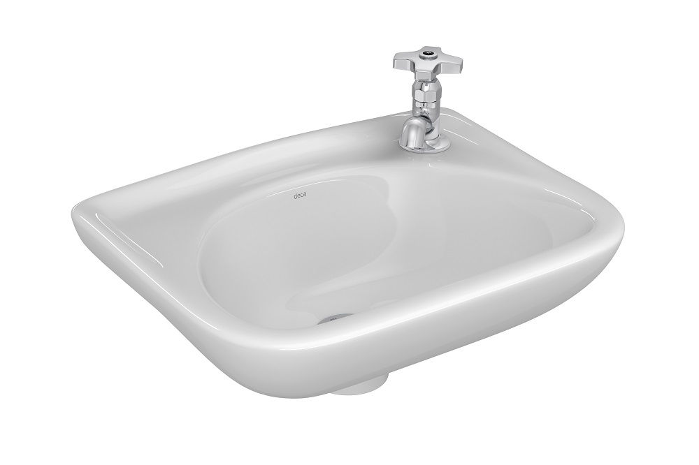 Lavatório 395X295MM Branco IZY Deca S/ Coluna