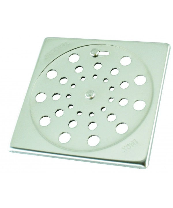 Grelha INOX Quadrada com Moldura com Fecho 150x150 mm Esgoto