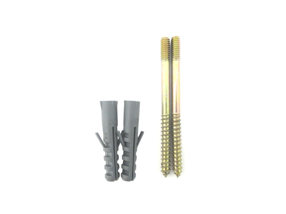 Conjunto Parafusos Metálico com Bucha para Lavatório 1/4"X90 mm S10 com 2 Peças