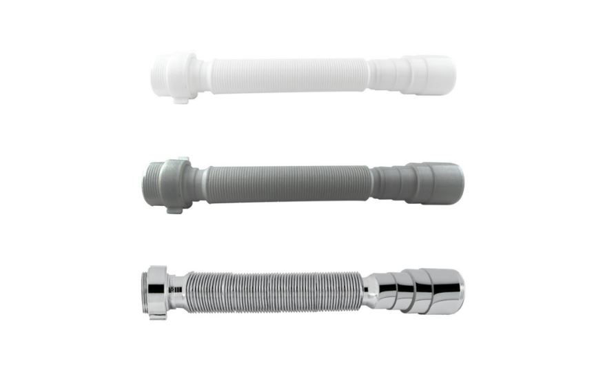 Sifão Sifão PVC Extensivo Corrugado Universal Branco