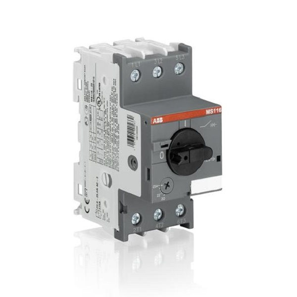 Disjuntor Motor Tripolar MS116 2,50-4A DIN ABB
