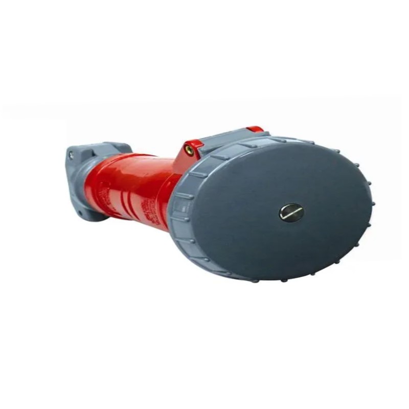 Acoplamento Móvel 3P+T 63A/380VCA A Fêmea PVC Vermelho 6 Horas Steck