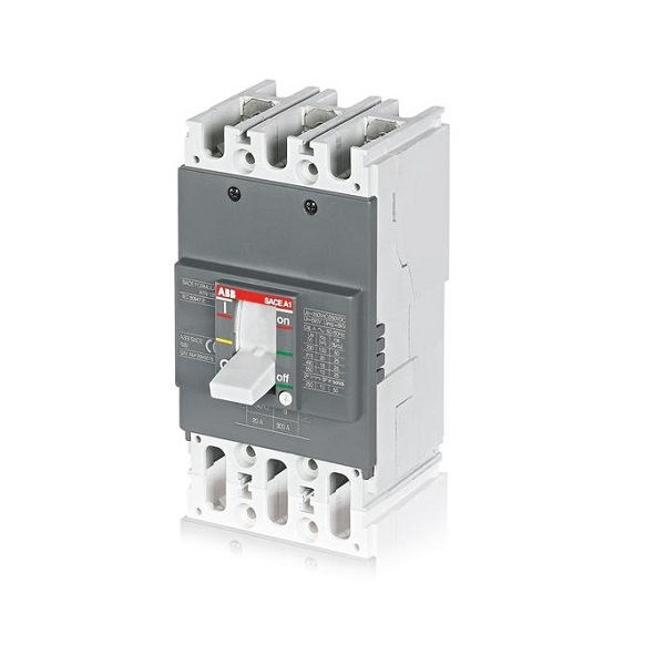 Disjuntor Termomagnético Fixo Tripolar A1A 50A 10 KA 380VCA Caixa Moldada