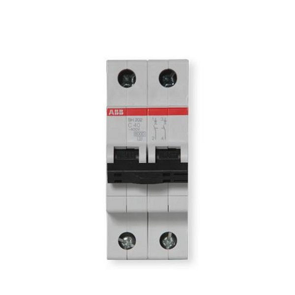 Disjuntor Termomagnético Fixo Bipolar SH202 C 6A 5 KA/3 KA 230/400VCA DIN