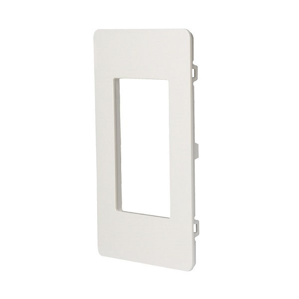 Placa PVC para 3 Módulos 4x2 Branca Linha Unno