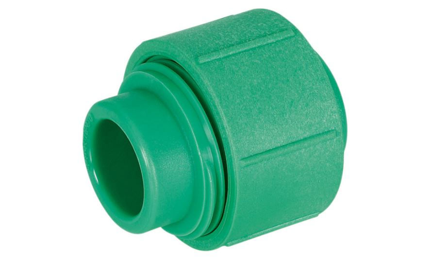 União União 20 mm PPR Verde Água Quente