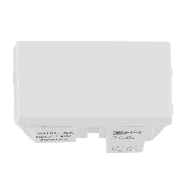 Módulo Módulo Interruptor Simples 10A/250VCA PVC Branco Linha Unno Luminoso