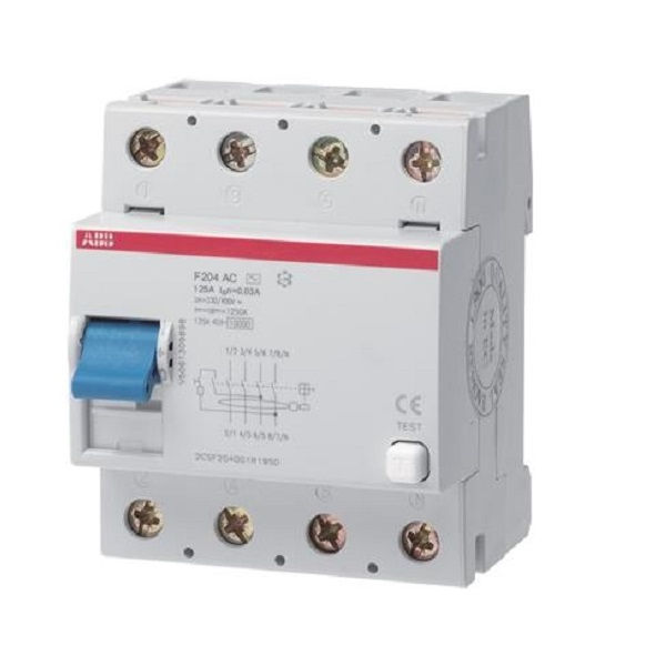 Interruptor dr Tetrapolar 10 KA 220/400VCA 100A 30 MA DIN Tipo AC Diferencial Residual