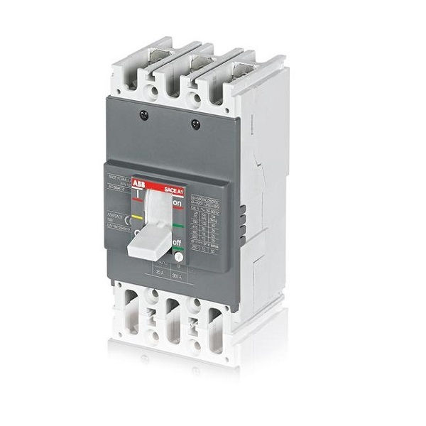 Disjuntor Termomagnético Fixo Tripolar A1B 50A 18 KA 380VCA Caixa Moldada