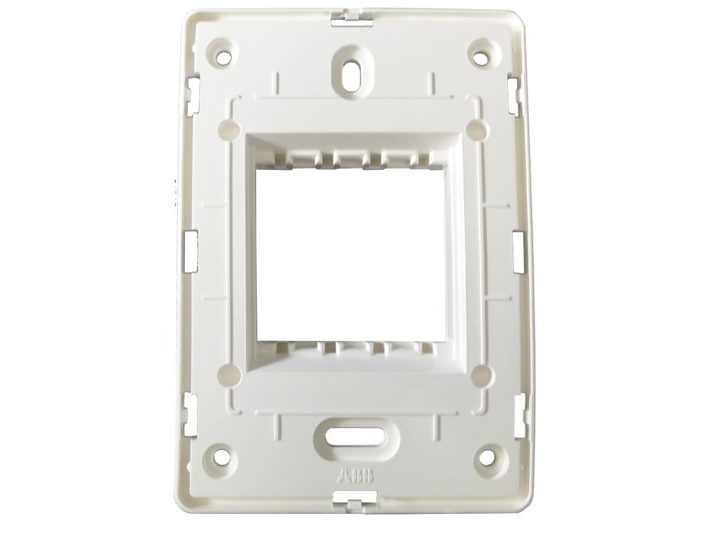Suporte 1 Módulo Vertical para Placa PVC 4x2 Branco Linha Unno