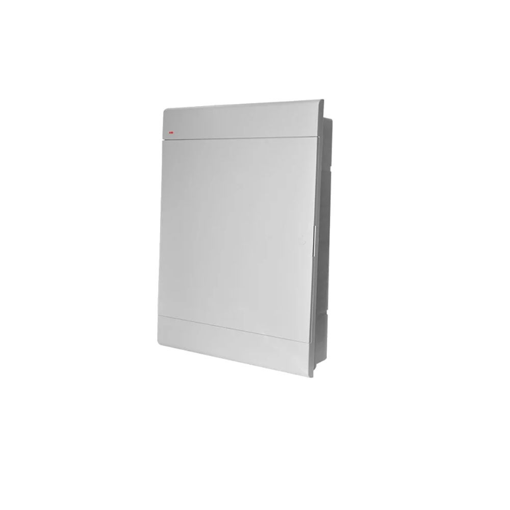 Quadro de Distribuição Quadro de Distribuição PVC Embutir 54 Disjuntores DIN sem Barramento sem Geral Branco Porta Opaca IP40