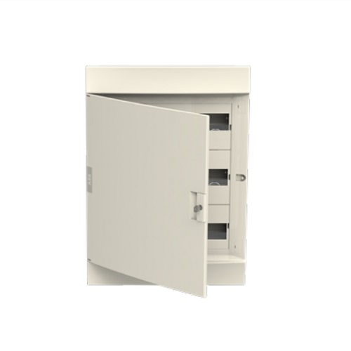 Quadro de Distribuição Quadro de Distribuição PVC Embutir 54 Disjuntores DIN sem Barramento sem Geral Branco Porta Opaca IP40
