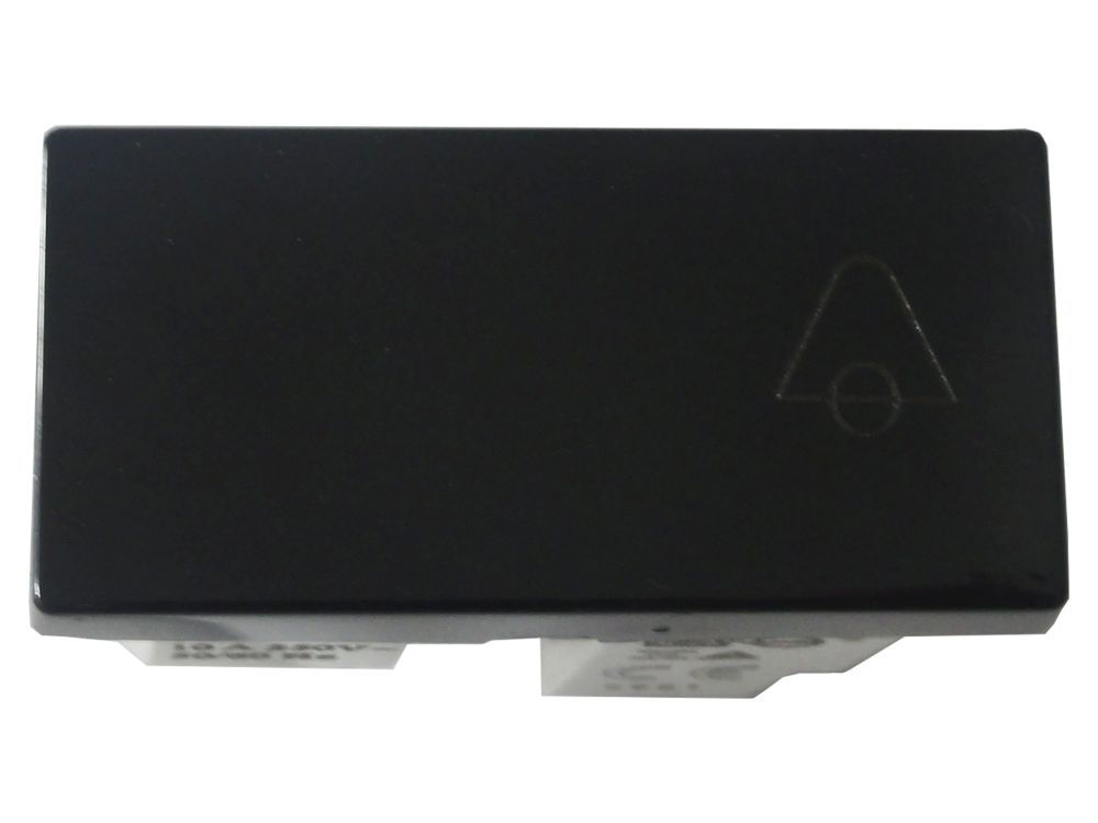 Módulo Módulo Pulsador Campainha 10A/250VCA PVC Preto Linha Unno Life