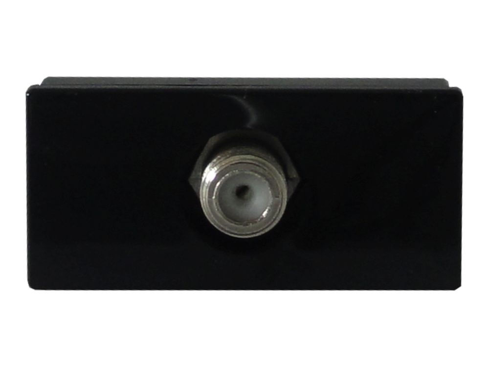 Módulo Módulo Tomada Antena TV Coaxial 75OHMS PVC Preto Linha Unno
