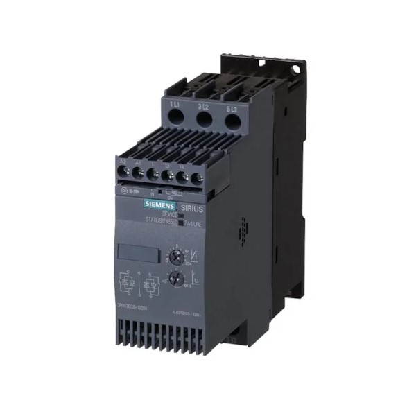 Soft-starter 3RW30 220/380/440VCA V 10/20/25CV 32A A 7,5/15/18,5KW 24VCA V 3RW3027-1BB04